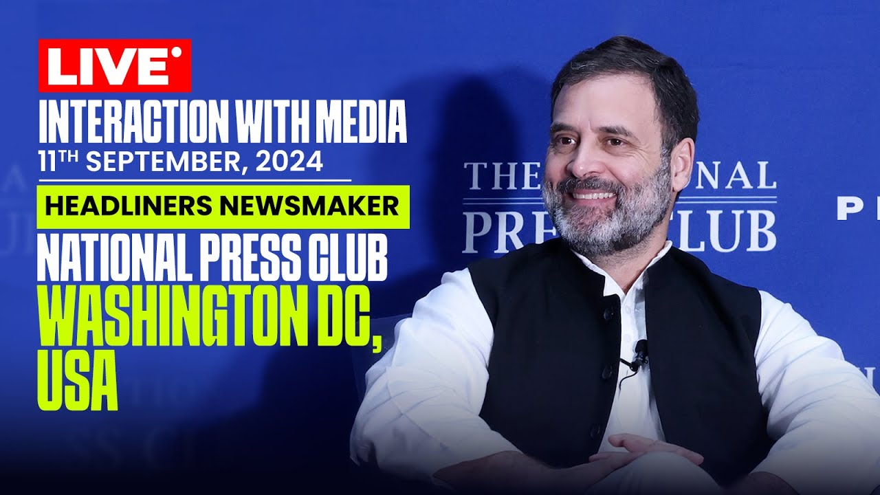 Interaction With Media | Headliners Newsmaker | National Press Club | Washington DC, USA