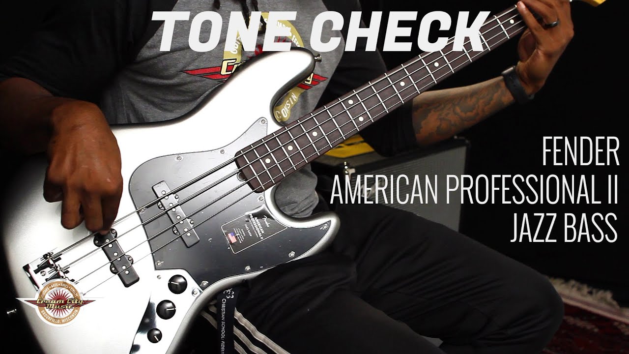 TONE CHECK: Fender American Professional II Jazz Bass Demo | No Talking