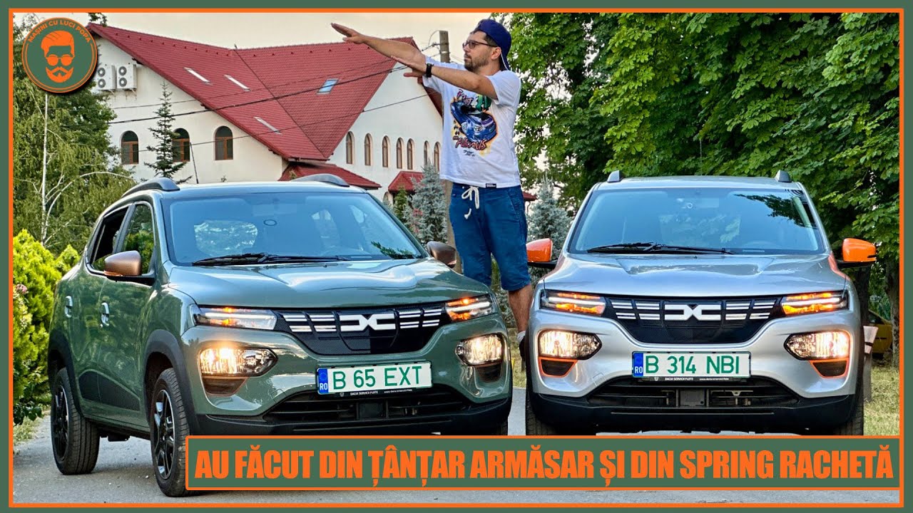 Făcură RACHETĂ din DACIA SPRING! EXTREME 65 CP trage mai bine cu SPATELE decât cel de 45 CP cu FAȚA