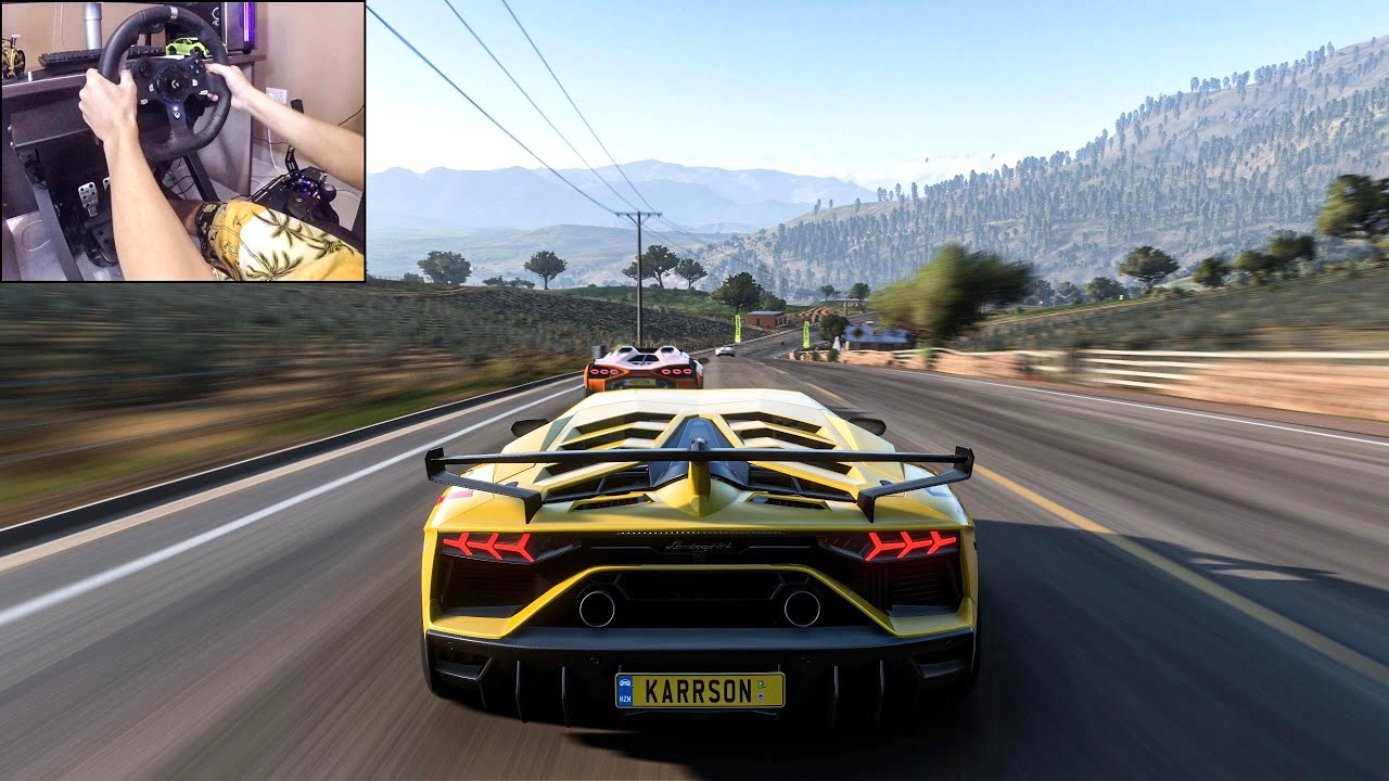 Lamborghini Aventador SVJ vs Hypercars | Goliath Race | Logitech g920 Steering Wheel