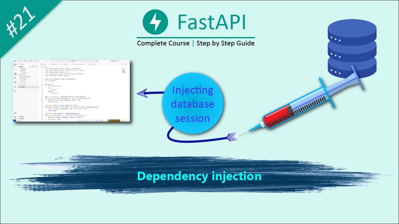 Внедрение зависимостей в FastAPI | Настройка для операций с базой данных