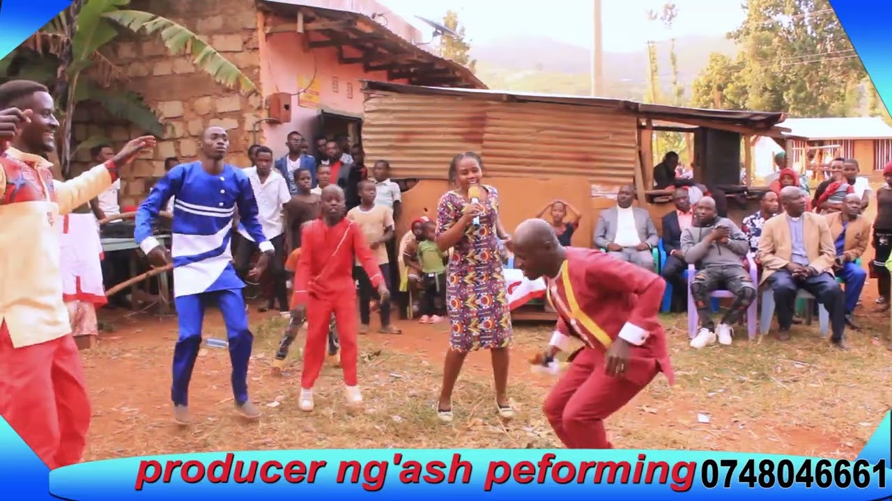 KUBALI BWANA .Producer NGASH performing live in kimachia crusade