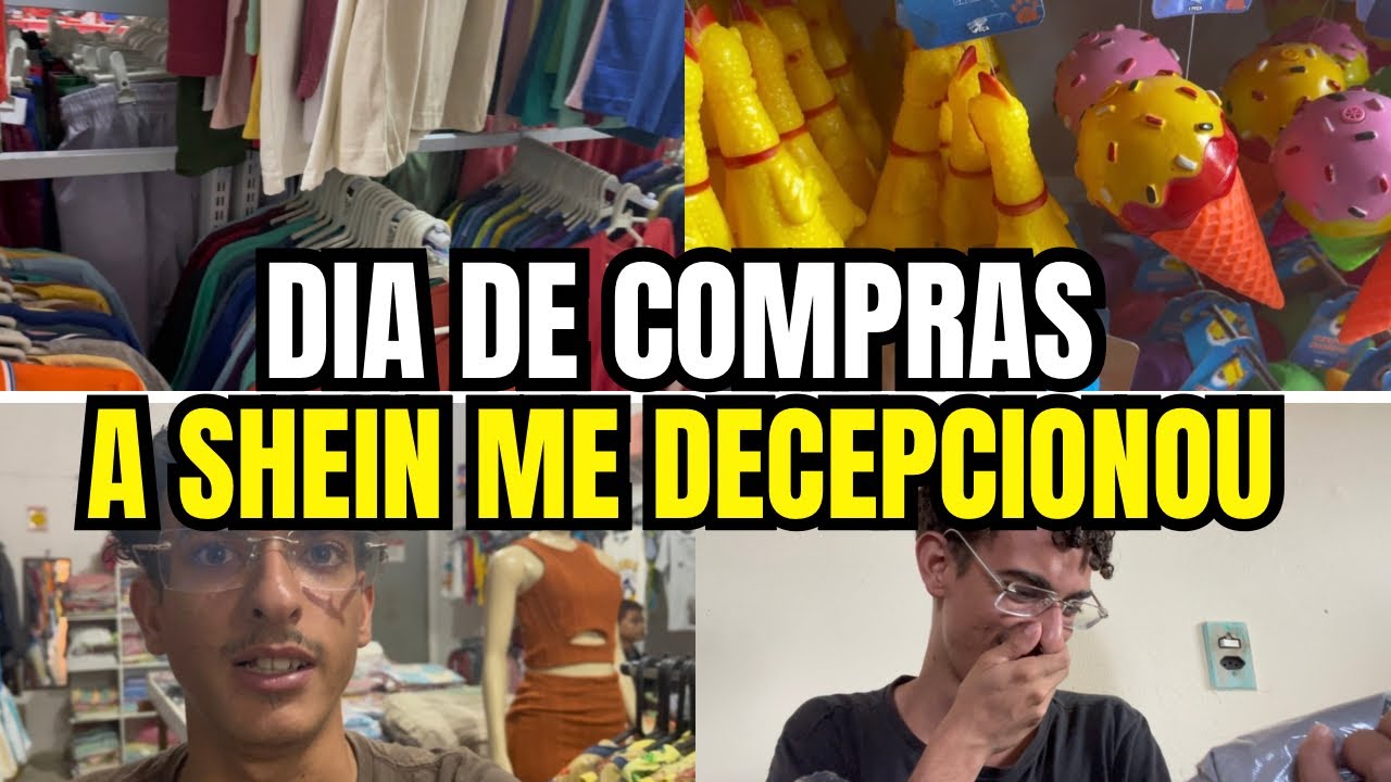 DIA DE COMPRAS NA CIDADE VIZINHA | COMPRINHAS DA SHEIN ME DECEPCIONOU! 😭🛍️