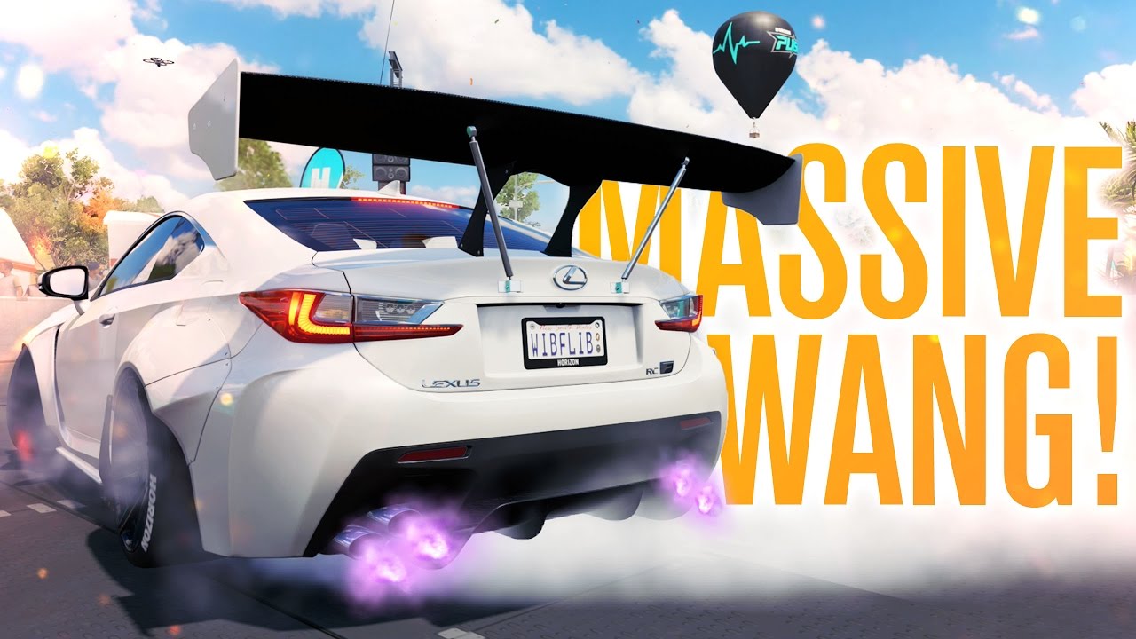 MASSIVE WING ROCKET BUNNY LEXUS RC F?! | Forza Horizon 3 Let's Play #12