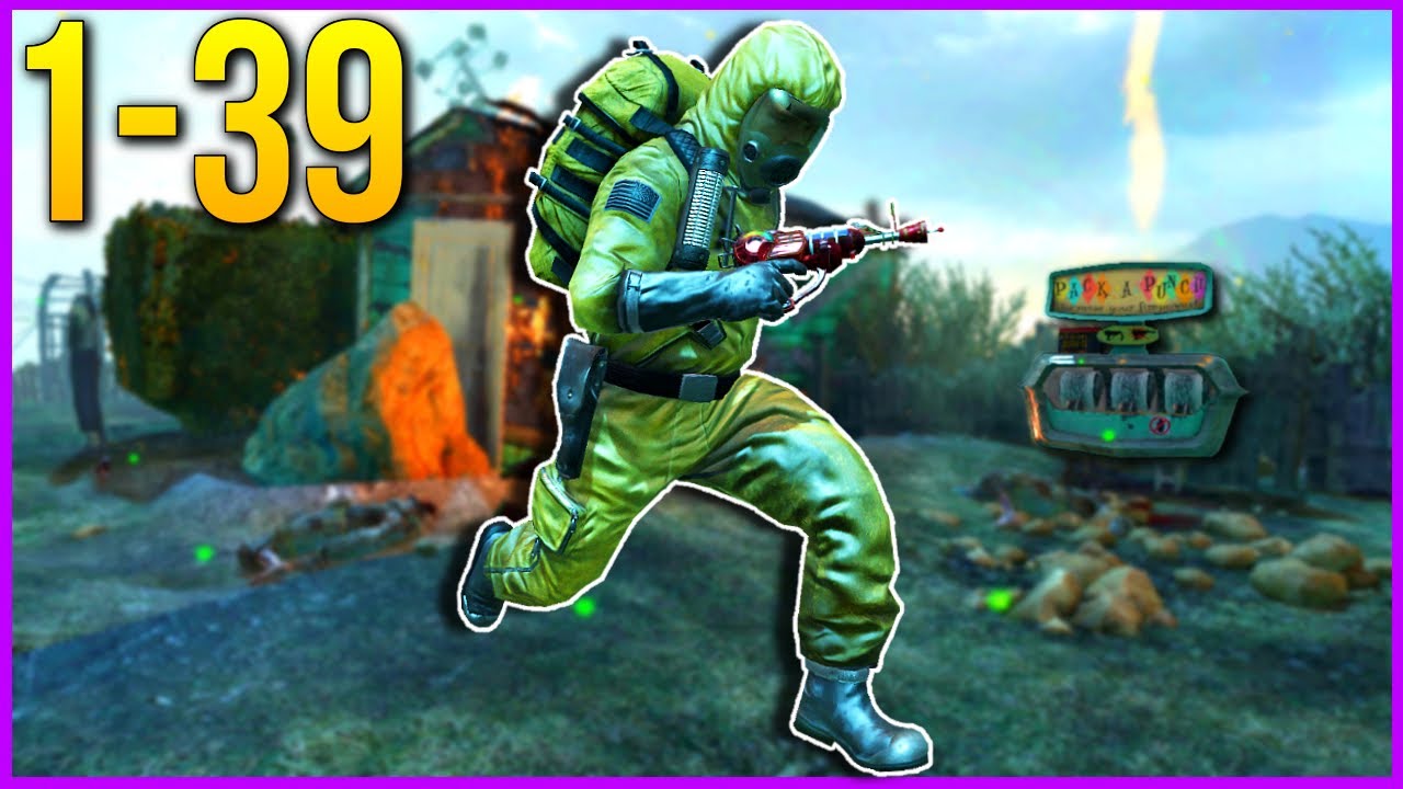 🔴 NUKETOWN ZOMBIES 4 PLAYER WORLD RECORD! (ROUNDS 1-39)