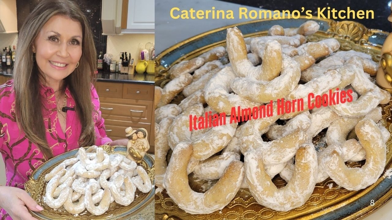 Итальянские 🇮🇹 миндальные печенья в форме рожков 💍2022🥂Еда — мой язык любви 💍