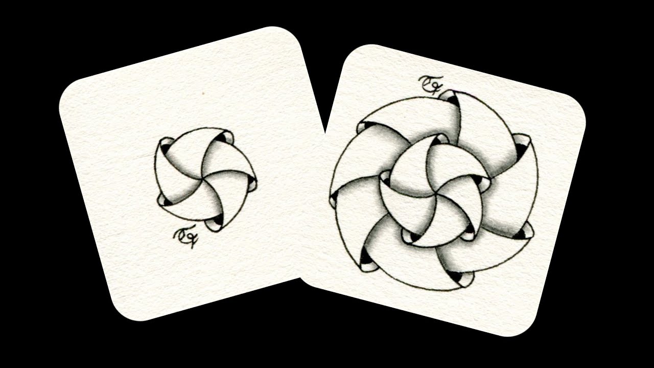 !ion - Anleitung zum Zeichnen eines Zentangle®-Musters - How to draw my zentangle pattern