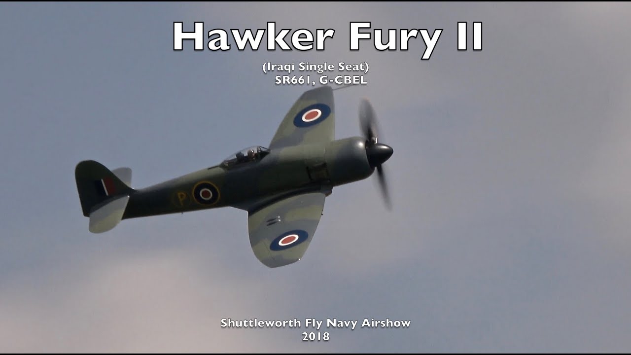 Hawker Fury II (ISS), SR661, G-CBEL -  Shuttleworth Fly Navy Airshow 2018