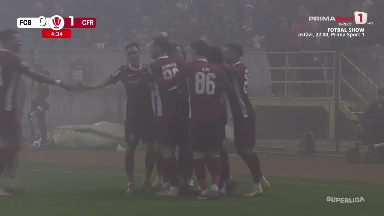 GOOOL! FC Botoșani - CFR Cluj 0-1. Păun deschide scorul &icirc;n Moldova