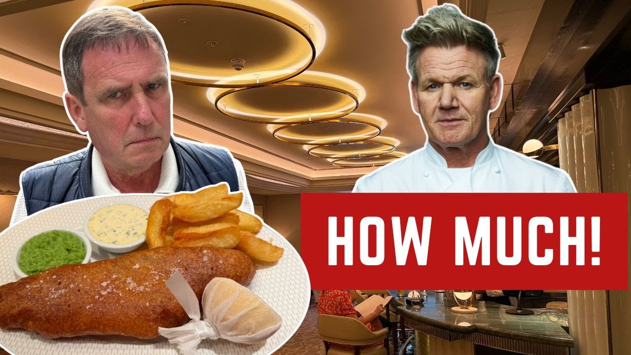 I Review GORDON RAMSAY'S EXPENSIVE FISH AND CHIPS! HOW MUCH!?