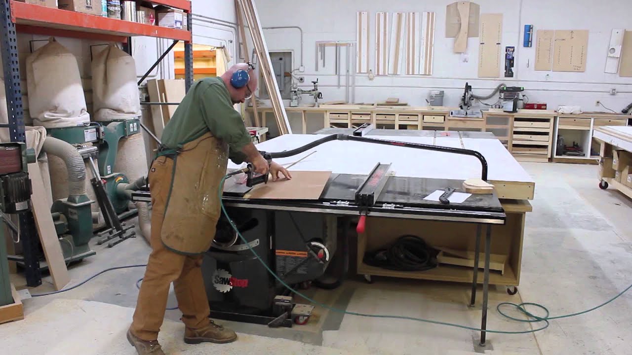 Jointing Lumber on your SawStop Table Saw