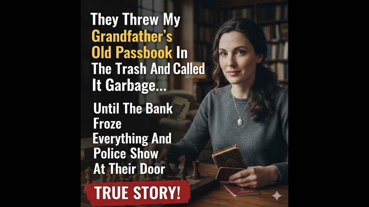 They Threw My Grandfather's Old Passbook In The Trash And Called It Garbage… Until The Bank Froze...