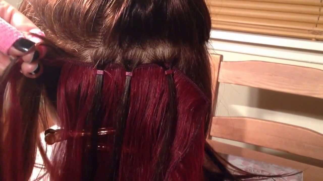 Micro Ring Weave Demonstrated by Jem Hair Extensions Scotland