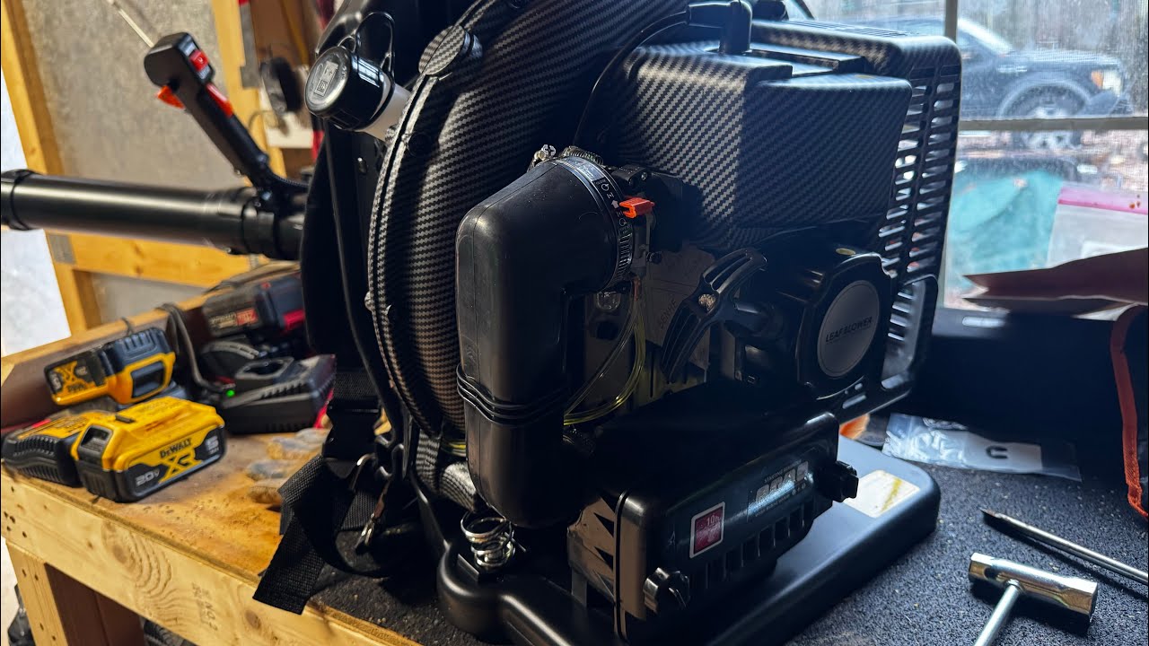 My new Amazon backpack blower 72CC 