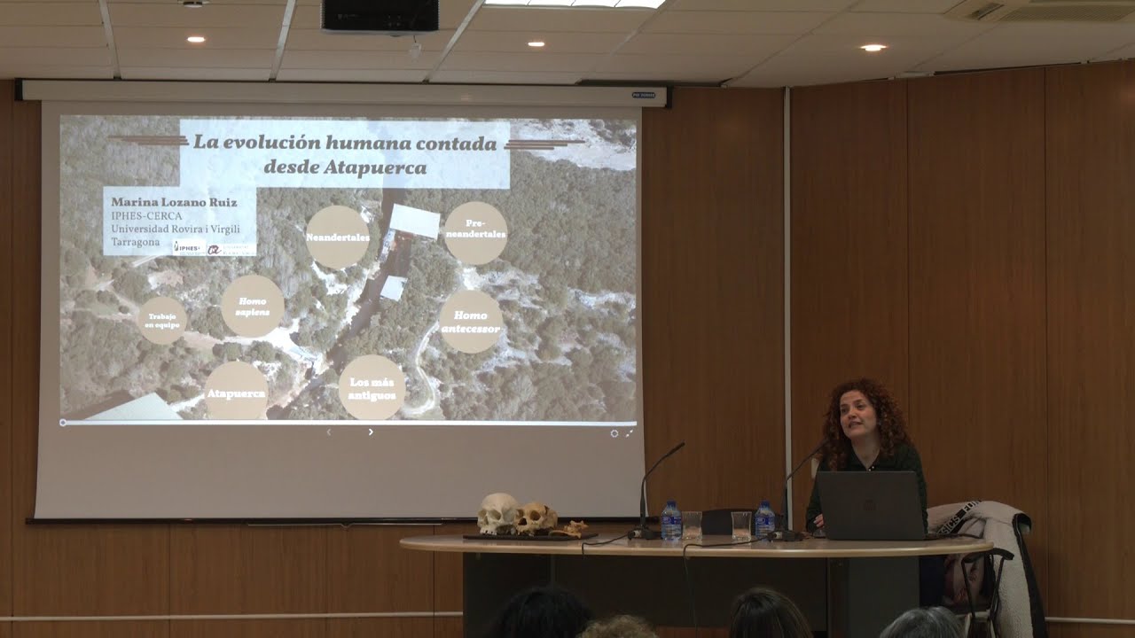 Charla 'La evolución humana contada desde Atapuerca' - Marina Lozano