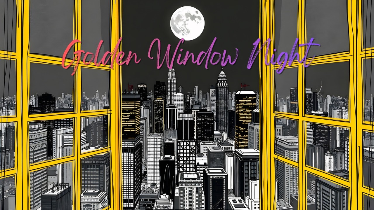 ✨ Golden Window Silence | Chill Beats แสงจันทร์นอกหน้าต่างที่อบอุ่นในคืนเงียบเหงา