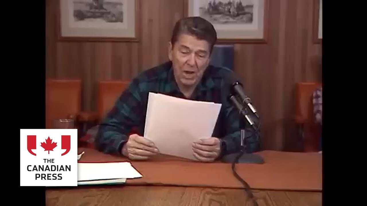 Watch ad and Reagan address at centre of Trump ending Canada trade talks