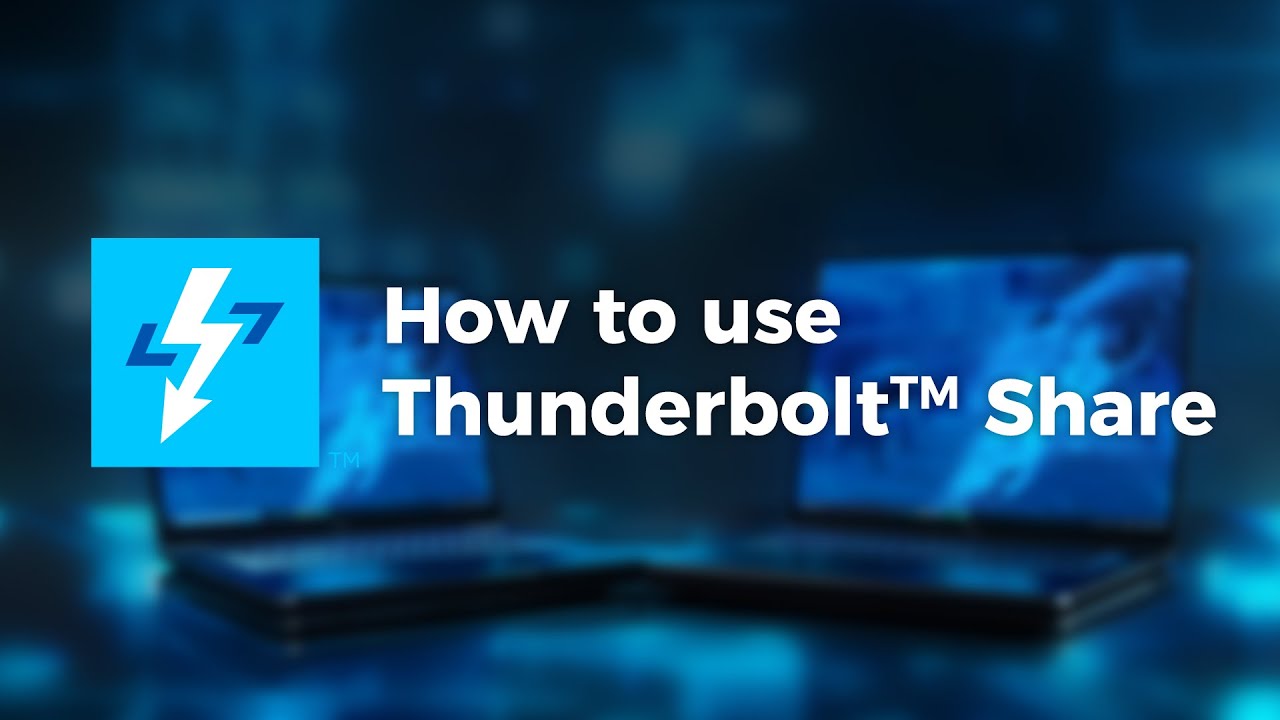 How to use Thunderbolt Share with Cable Matters Thunderbolt 4 Docking Station Model # 107054?