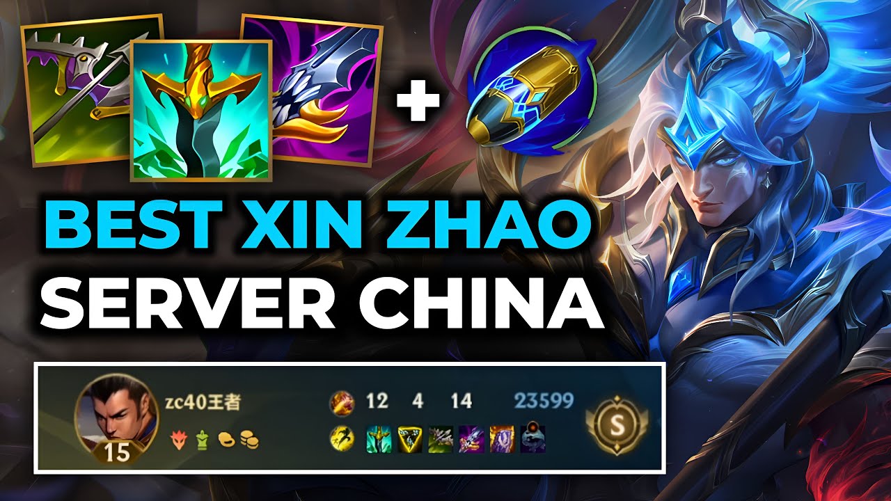 Xin Zhao Wild Rift China - Build Runes Guide Patch 6.3g - Gameplay Xin Zhao Season 19