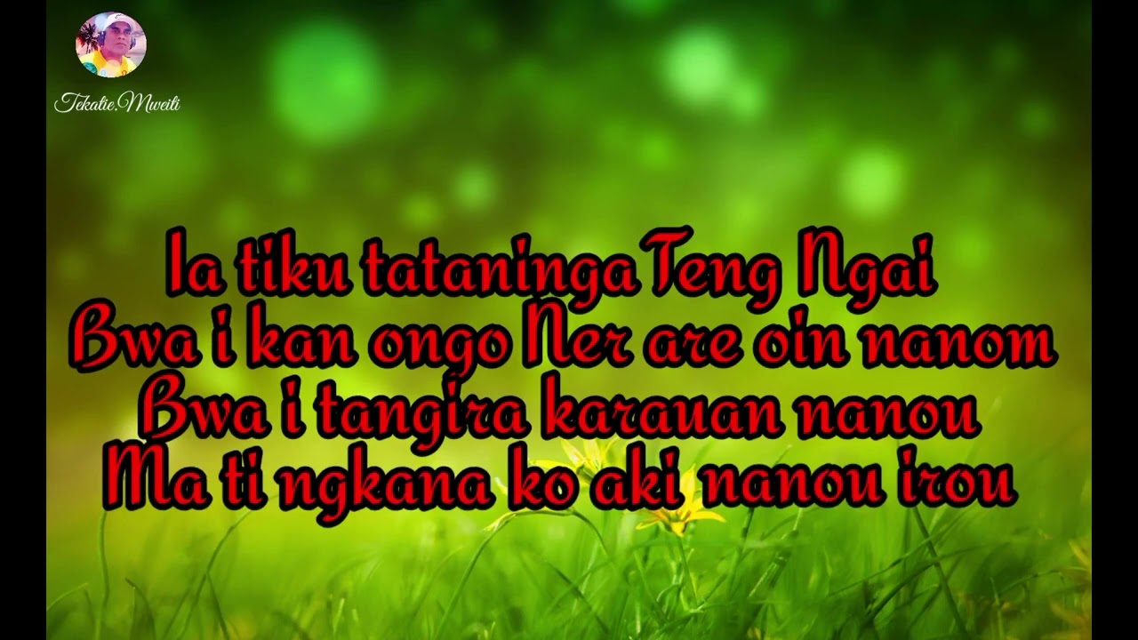 Nei Tengerimwaoto (Karaoke) by Tateraka.Mwea, Release 25/Aug/24