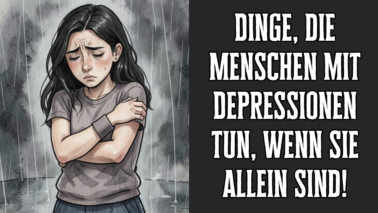 10 Dinge, die Menschen mit Depressionen tun, wenn sie allein sind!
