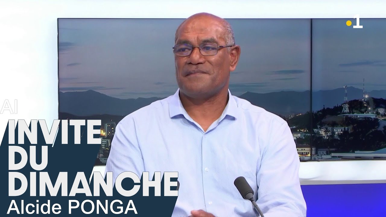 Alcide Ponga, président du gouvernement de la Nouvelle-Calédonie, est l’invité du journal télévisé