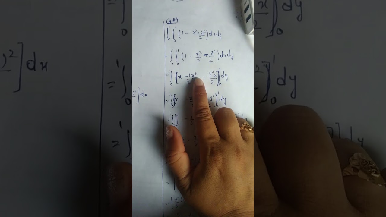 Calculus 2|Ex#15.1|Q#1-13|double integrated integral over rectangle