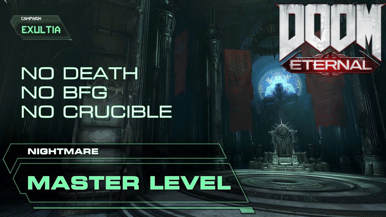 DOOM Eternal - Master Level: Exultia | Nightmare Gameplay