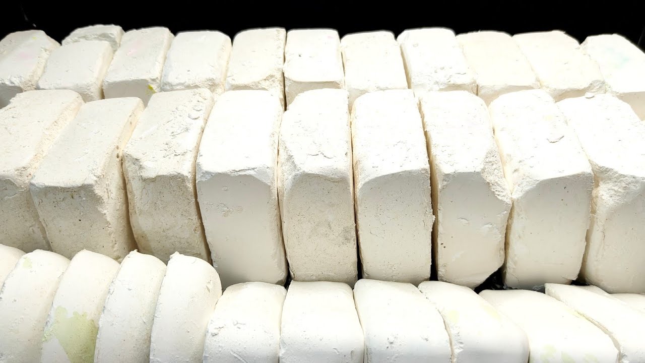  white gym chalk. Oddlysatisfying #asmr #satisfying #relaxing 