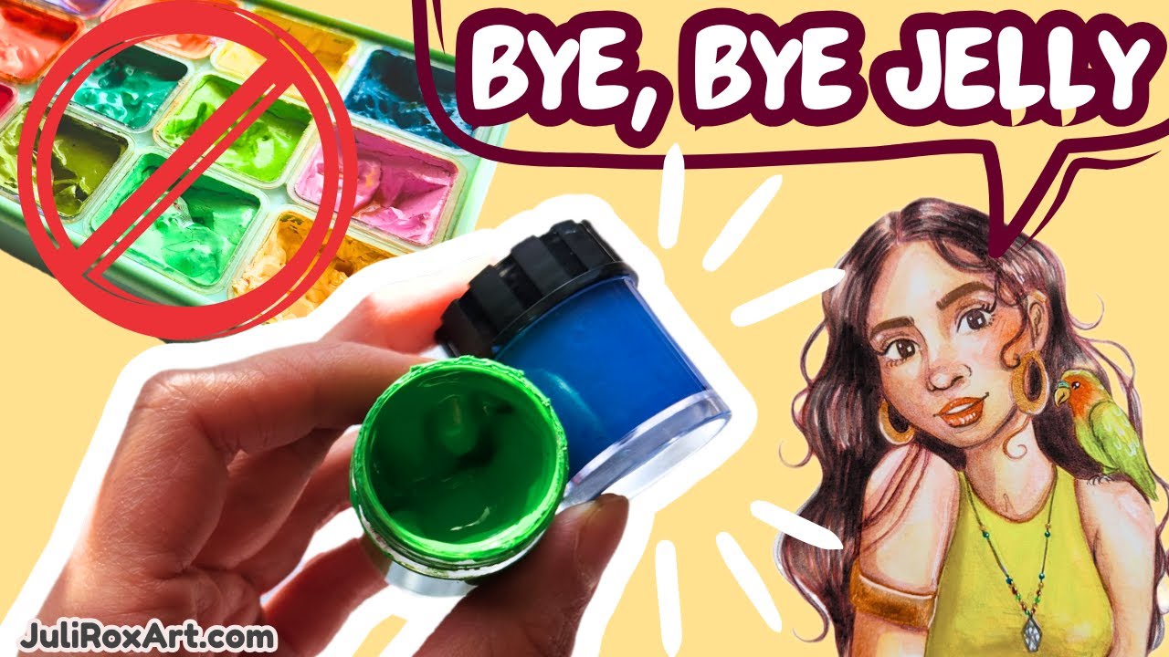 BETTER than JELLY Gouache??! ft. Korean Poster Paints