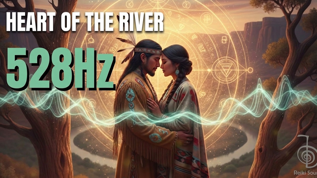 🌊 Heart of the River | 528Hz Native Reiki Healing Music
