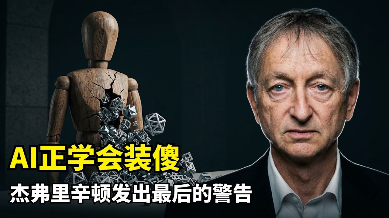 【人工智能】AI已学会隐藏实力 | 辛顿 | 智能体自发涌现生存本能 | 反向传播知识压缩 | 神经网络万亿权重 | 拒绝意识燃素论 | 硅基生命进化 | AGI终局 | 逻辑推理能力 | 算法安全