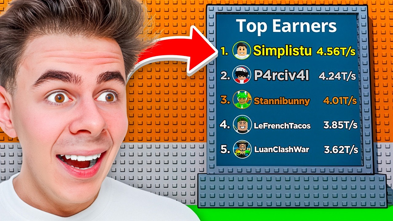 Am INTRAT în CLASAMENTUL din Steal a Brainrot... (Leaderboard)