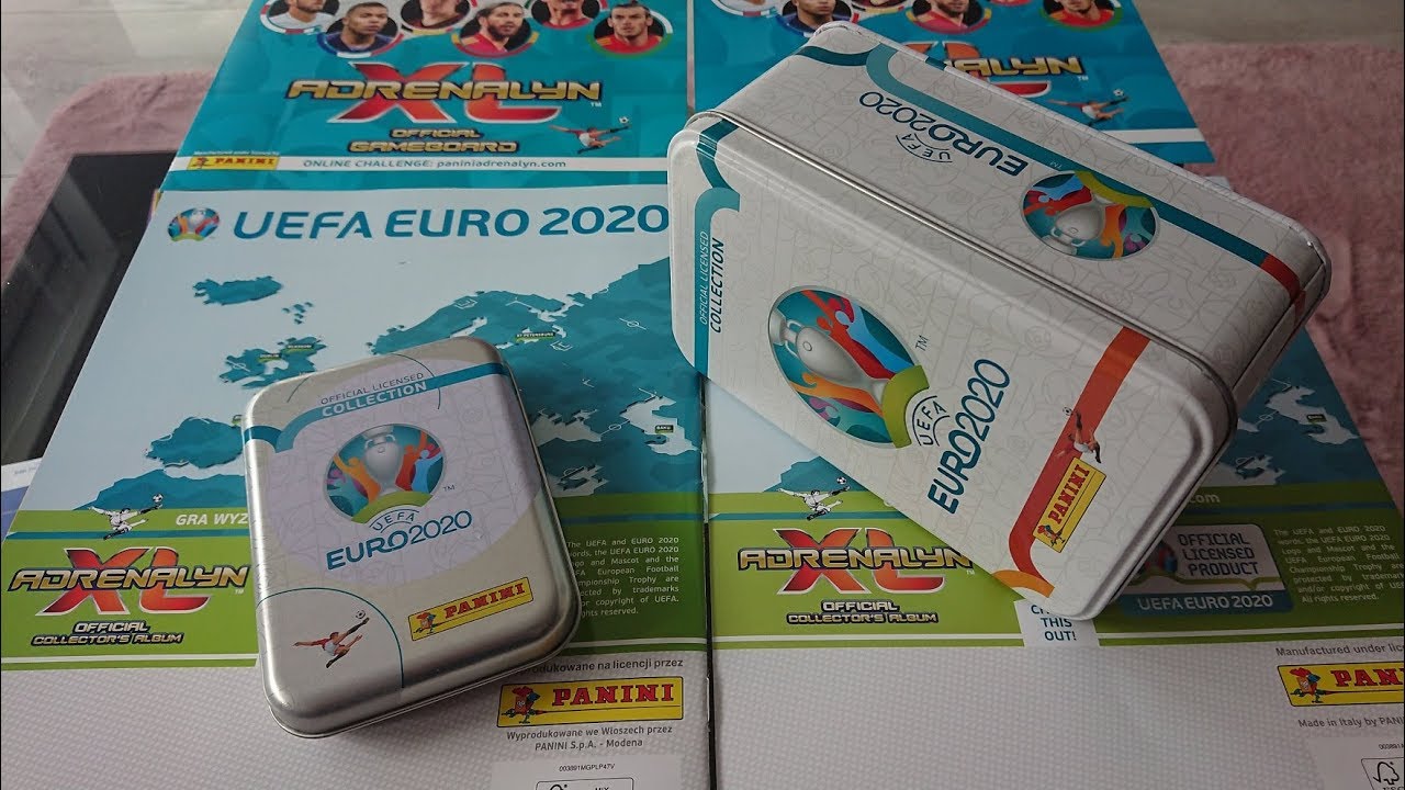 MEGA UNBOXING DUŻEJ PUSZKI I MINI PUSZKI PANINI UEFA EURO 2020 + GOŚĆ SPECJALNY