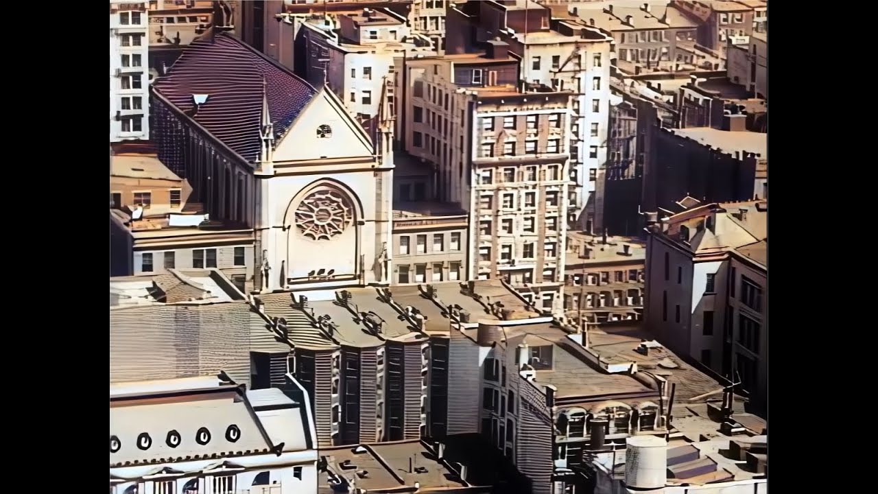 Panorama of New York in 1905: Spectacularly enhanced and colorized using the latest A.I. technology!