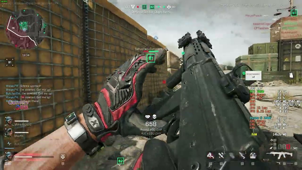 Delta Force | Nvidia RTX 3080 | Ryzen 5 3600 | PC Game Gameplay Benchmarks