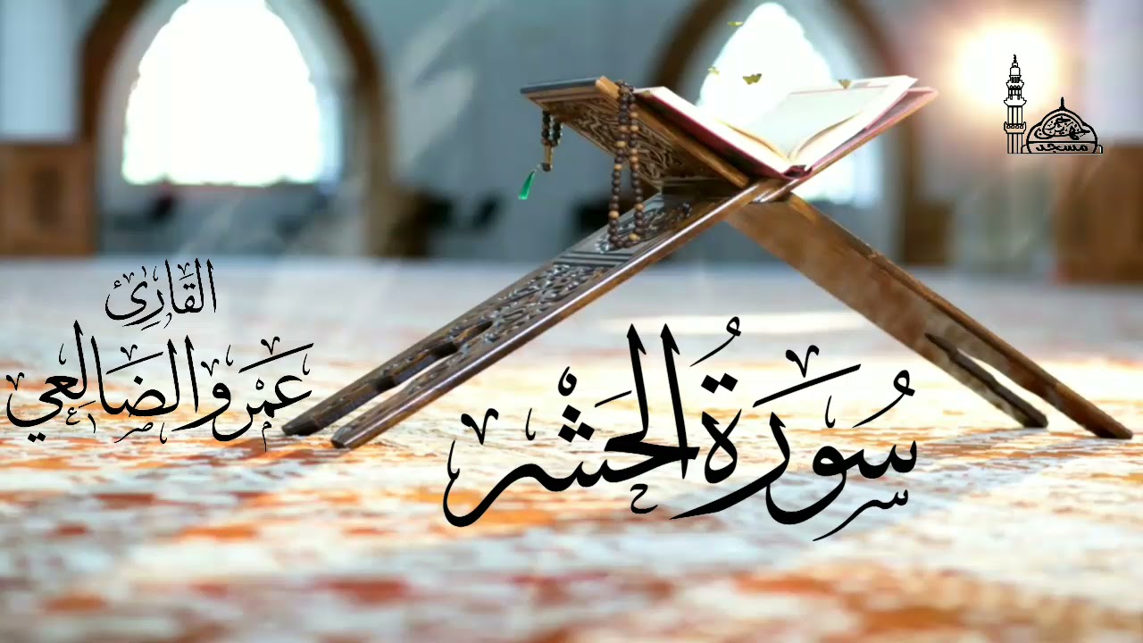 سورة الحشر بصوت القارئ/ عمرو بن علي الضالعي