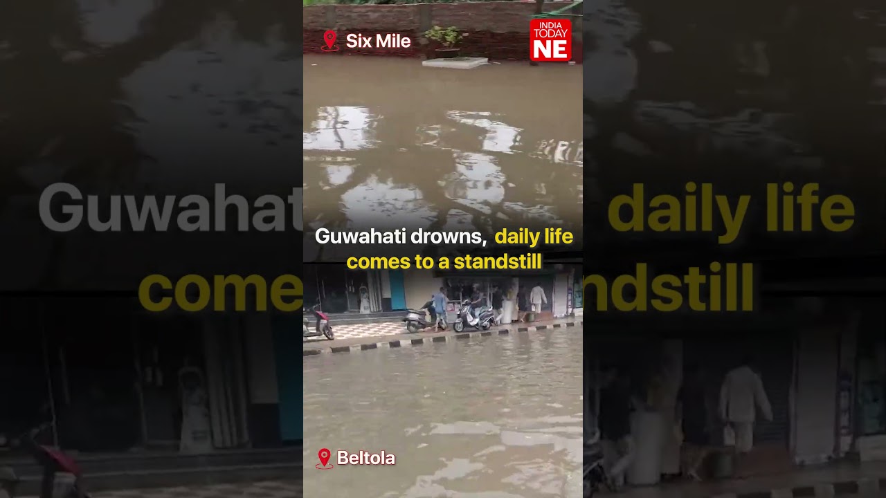 Guwahati drowns, daily life comes to a standstill