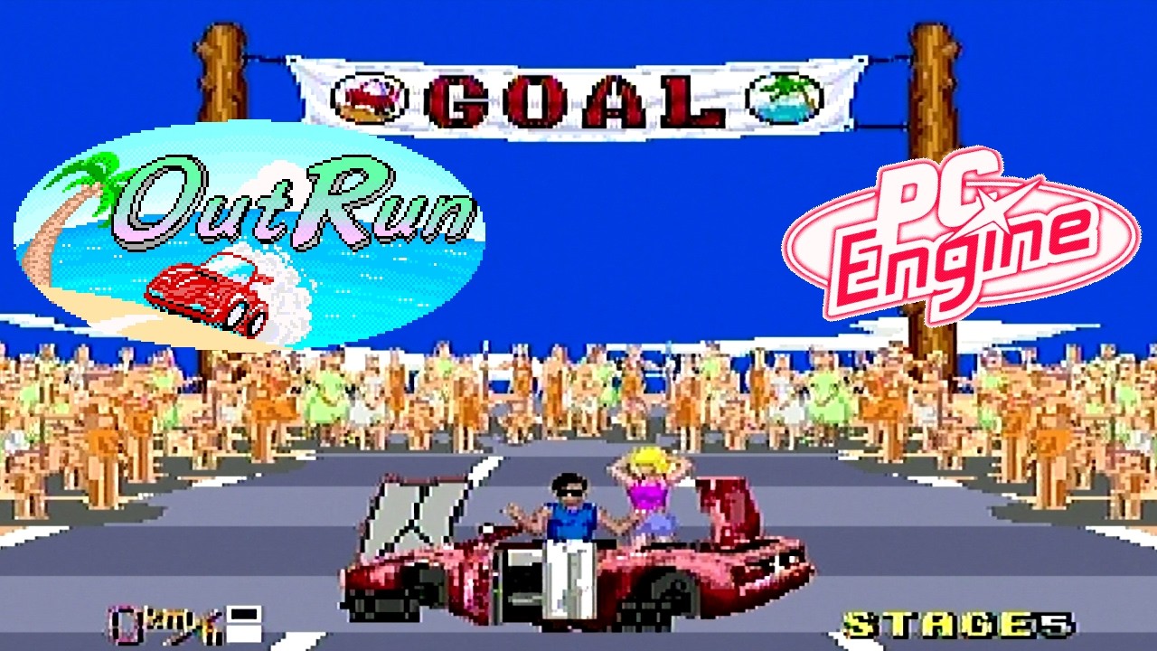 OutRun playthrough (PC Engine, 1CC)