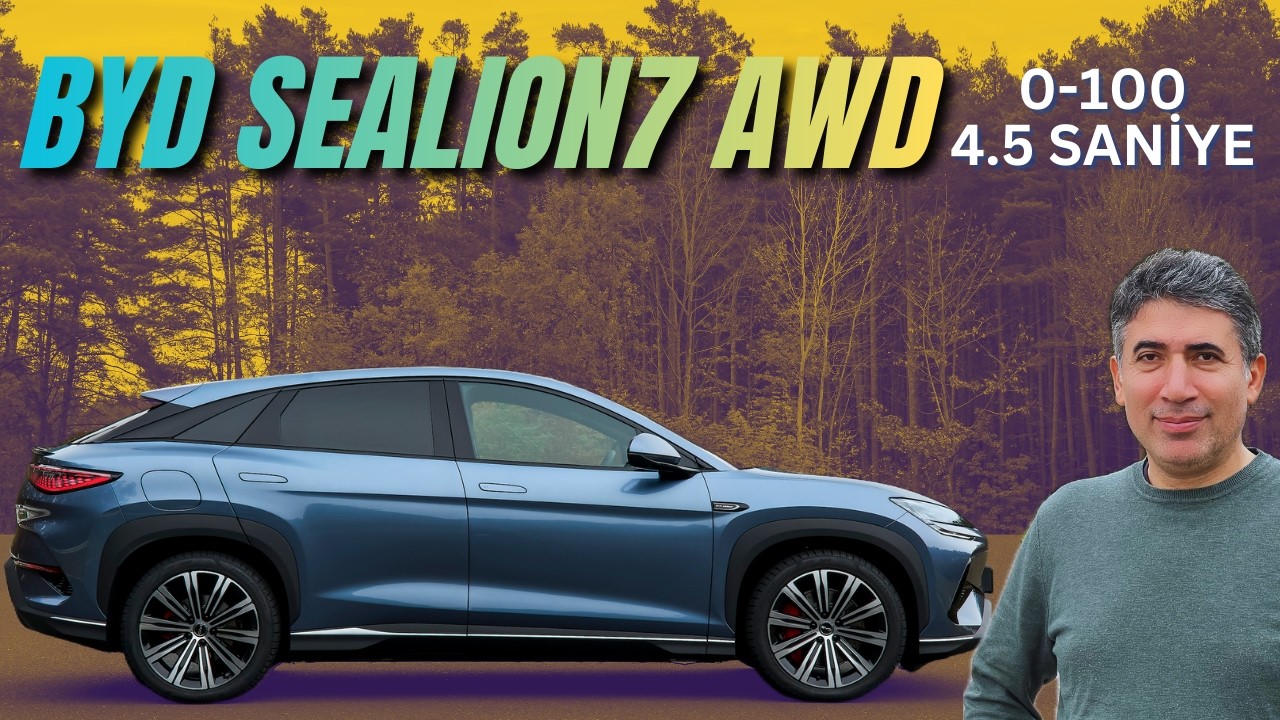 TESLA'DA BU KADARI YOK! BYD SEALION 7 TEST SÜRÜŞÜ 2025 / 4.5 SANİYEDE 0-100 KM