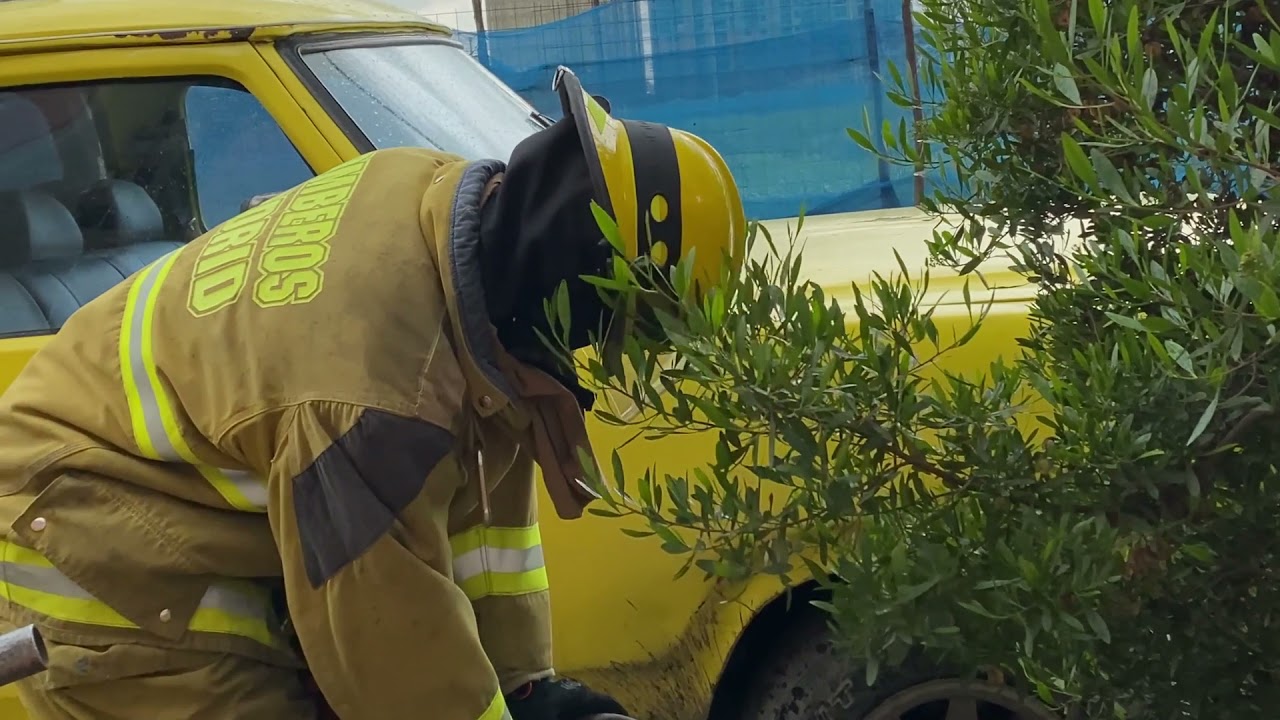 Simulacro de incendios Bomberos Madrid