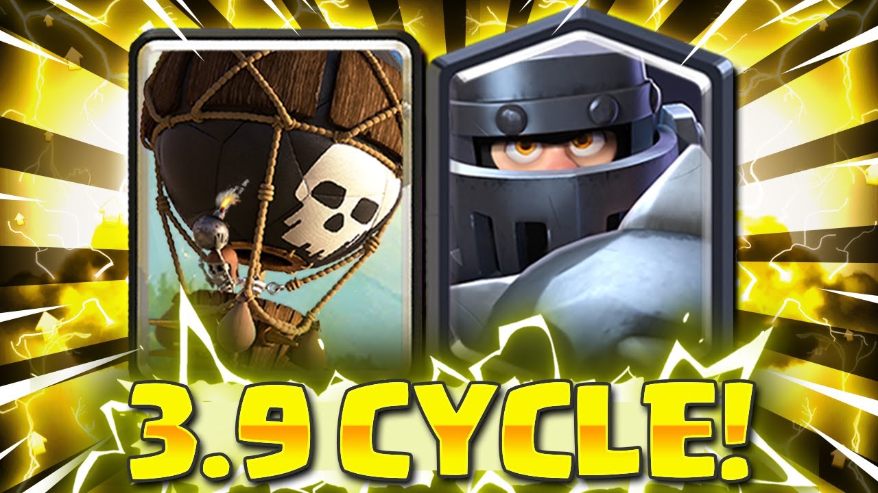NEW META! MEGA KNIGHT + BALLOON 3.9 CYCLE DESTROYS EVERYTHING!! Clash Royale Mega Knight Deck 2021