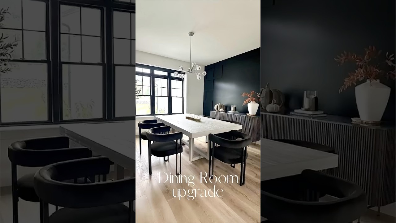 A dining room upgrade that changes the whole vibe. ✨