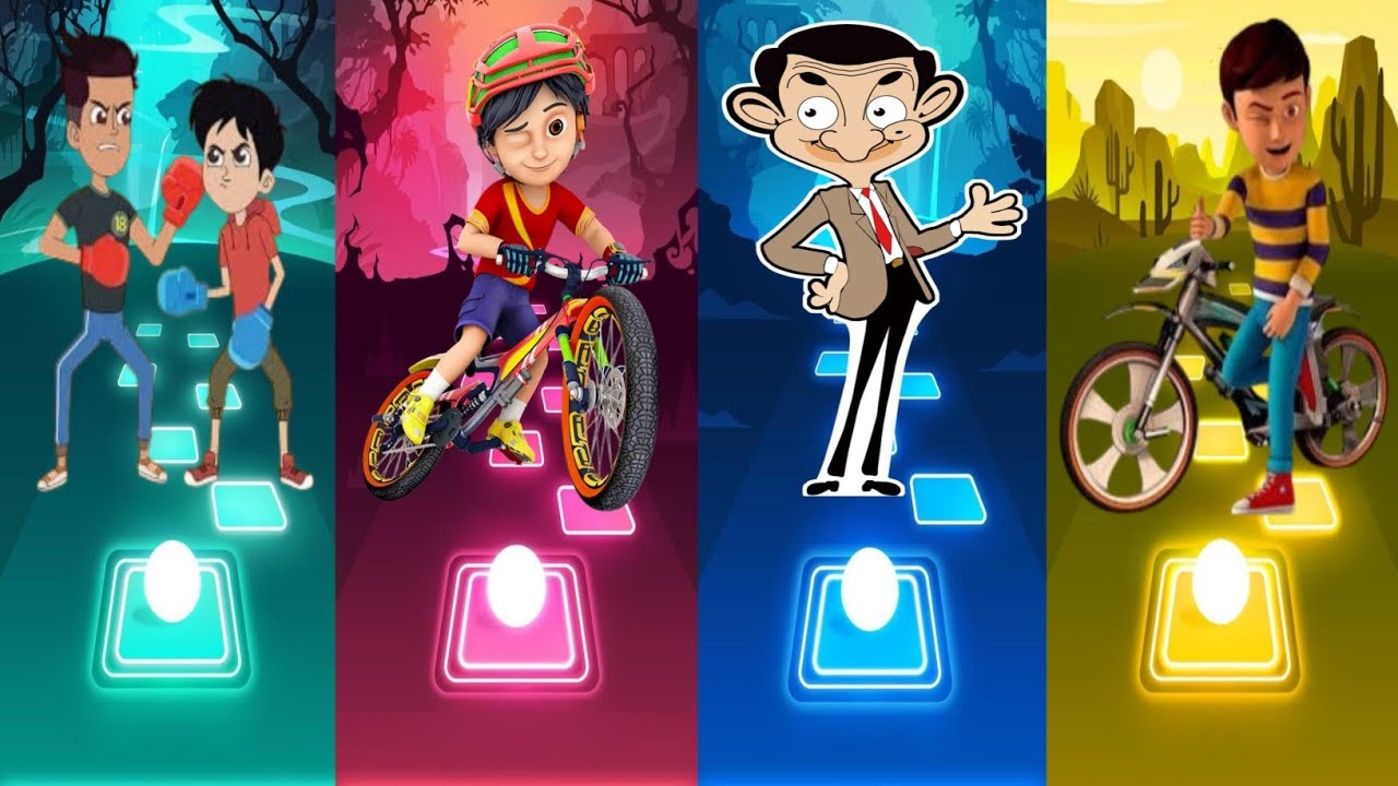 Chikoo & Bunty Vs Shiva Vs Mr. Bean Vs Rudra - Tiles Hop EDM Rush