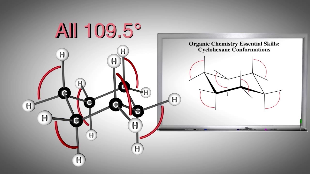 Chair Conformations: Cyclohexane (English)