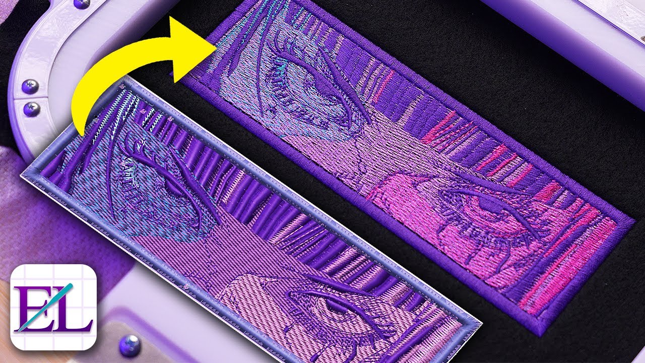 How to Digitize Anime Eyes EASILY for Machine Embroidery | Embroidery for Beginners