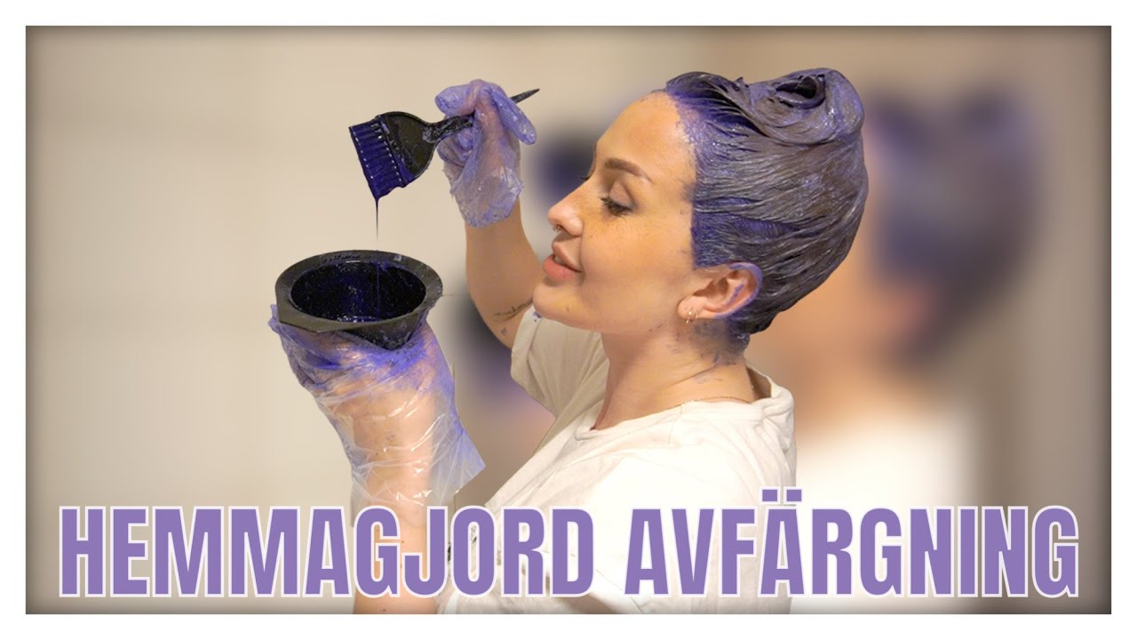 HEMMAGJORD AVFÄRGNING PÅ MITT ORANGEA HÅR