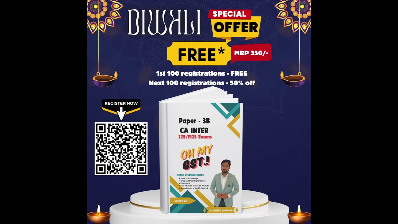 CA INTER GST BOOK for FREE #cainter #caintermediate #gst #caexams