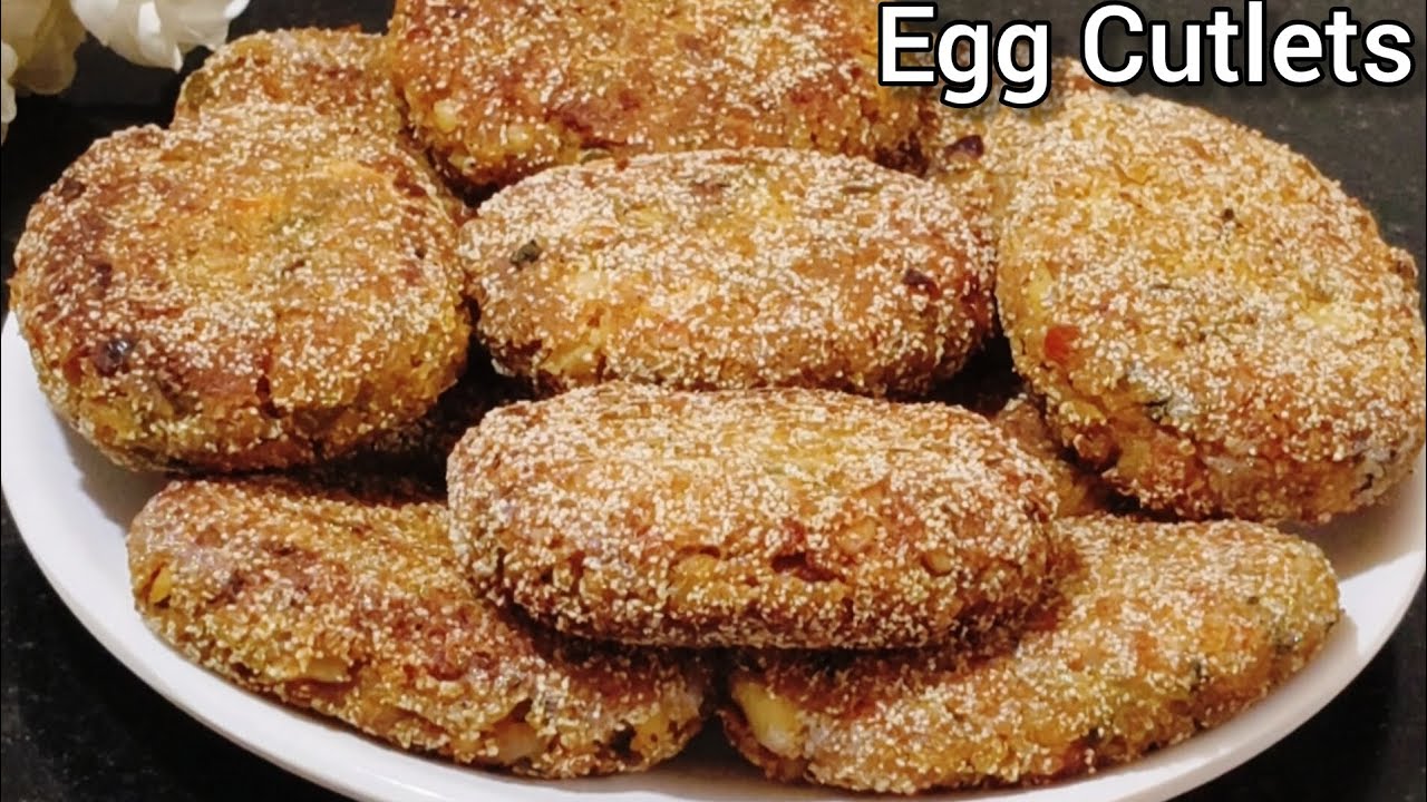 Egg Cutlets Goan Style | How To Make Golden Fried Egg Cutlet Recipe | Anda Cutlets | Egg Patties
