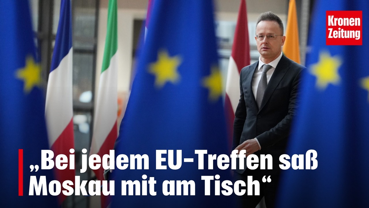 Vorw&uuml;rfe gegen Ungarn: &bdquo;Bei jedem EU-Treffen sa&szlig; Moskau mit am Tisch&ldquo; | krone.tv NEWS